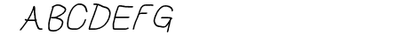HoneyBee Light Italic