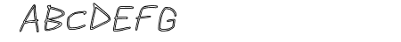 Scribbler Clear Italic