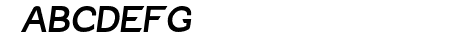 Charger ExtraBold Italic