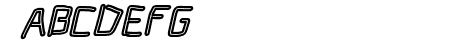 Electronic Outline Italic