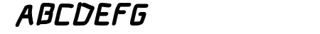 Electronic Thick Italic