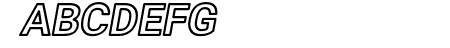 Asimov Outline Italic
