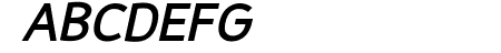Malter Sans Bold Italic d