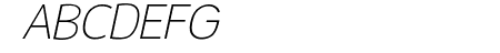 Malter Sans Thin Italic D
