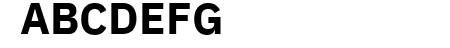 IBM Plex Sans Bold