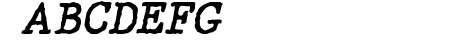 WBXGrannyT Italic