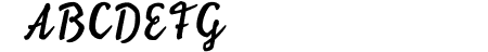 Ylvie script bold Italic