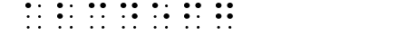 Sheets Braille