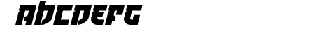 Crazy Ivan Italic