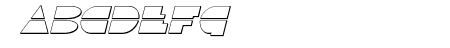 Disco Duck Outline Italic