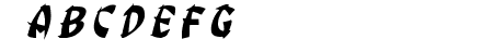 Egg Roll Title Italic