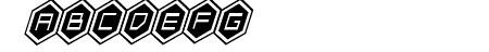 HEX:gon Condensed Italic