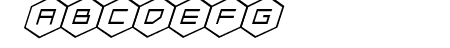HEX:gon Staggered Italic