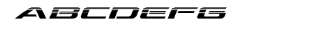 Outrider Halftone Italic 