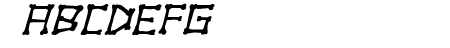 xBONES Rough Italic