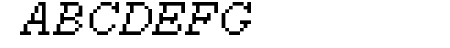 Millennium Italic