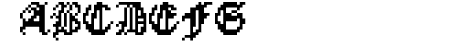Pixeled English Font