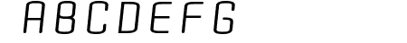 Quota Regular Italic Ext.