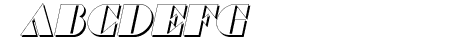 Commanders Shadow Italic