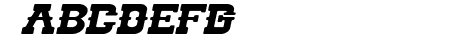 BILLY THE KID Bold Italic
