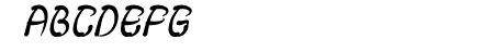 FISH BONE Italic