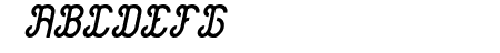Green Avocado Italic