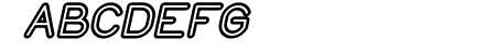 NEON GLOW Bold Italic