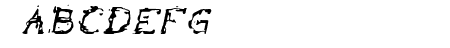 The Lazy Dog Italic