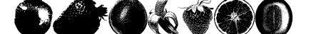 An Apple A Day Fruit Font