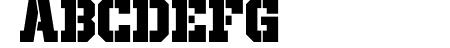 Giza Stencil CAPS