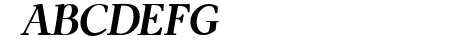 ModerataSerif Bold Italic