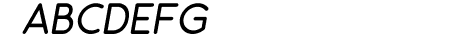 Odin Rounded Light Italic