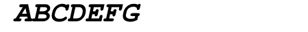 Free Monospaced Bold Obli