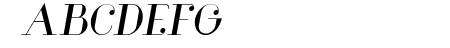 Glamor Italic