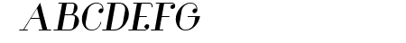 Glamor Medium Italic