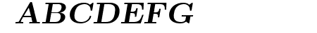 CMU Serif Extra BoldSlant