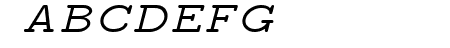 CMU Typewriter Text Varia