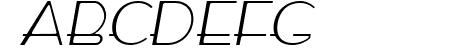 WABECO Thin Italic