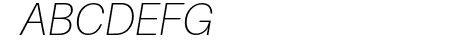 Aileron Thin Italic