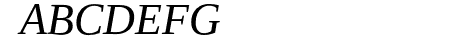 LibraSerifModern-Italic