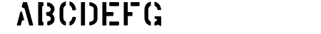 Marsh Stencil Regular