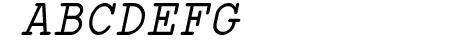 Typo Writer Demo Italic