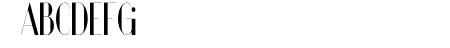 Vanity Bold Narrow