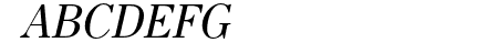 HK Venetian Italic