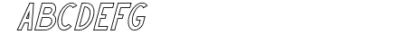 HANDA OUTLINE Italic