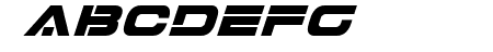 7th Service Bold Italic