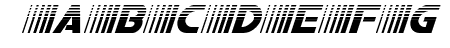 Bamf Halftone Italic