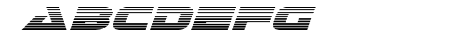Galant Gradient Italic