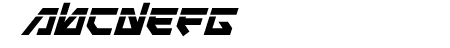 Metal Storm Laser Italic