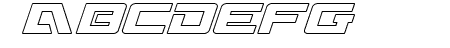 Wildcard Outline Italic